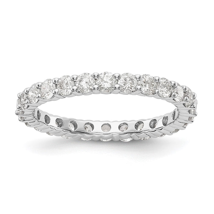 Buy Exclusive 14K White Gold Eternity Band - 1.5 Carat Lab-Grown Diamond, Stylish Design-1