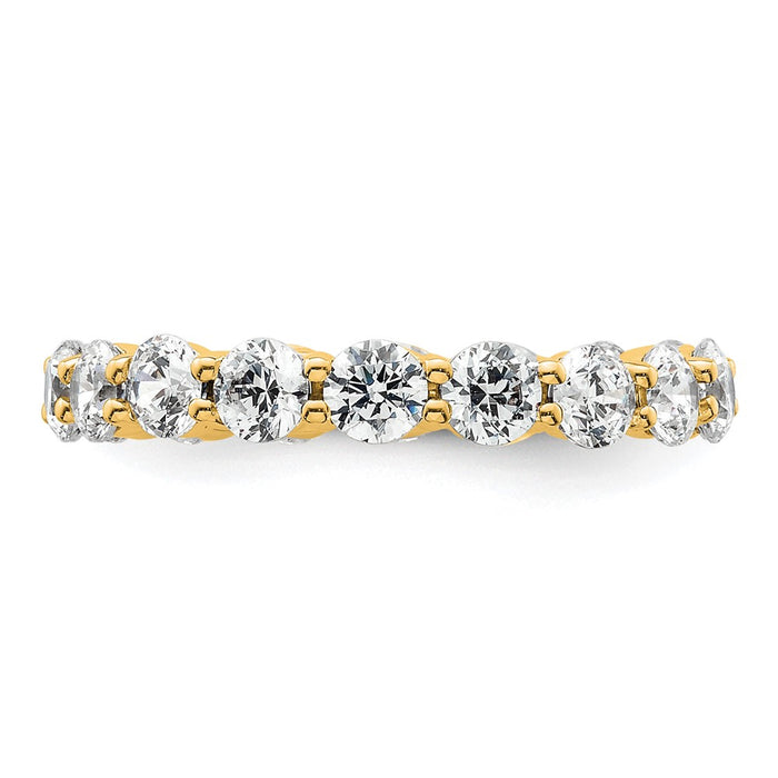 High-quality 14K Gold 2-Carat Diamond Eternity Band - Stylish Size 5 Ring-3