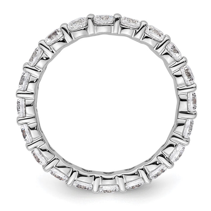 Exclusive 14K White Gold 2-Carat Diamond Eternity Band - Stylish Size 6-2
