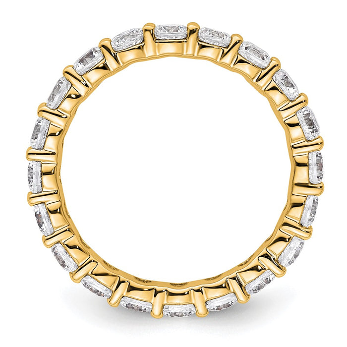 Shop Stylish 14K Gold 2-Carat Diamond Eternity Band Size 6 - Luxury Design-2