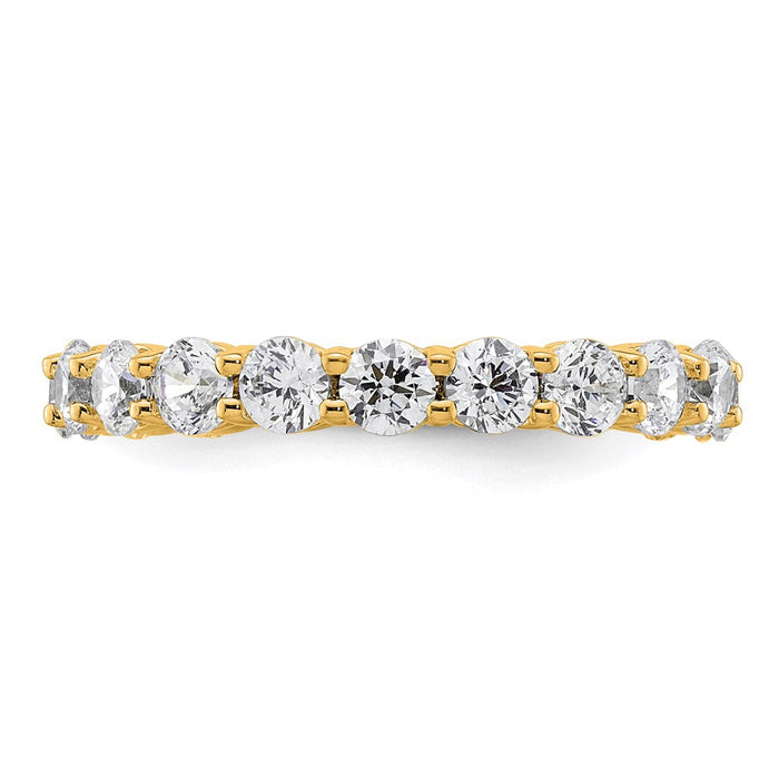 Shop Stylish 14K Gold 2-Carat Diamond Eternity Band Size 6 - Luxury Design-3