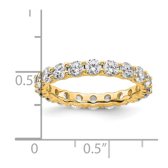 Shop Stylish 14K Gold 2-Carat Diamond Eternity Band Size 6 - Luxury Design-4