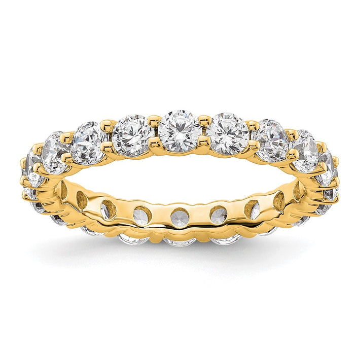 Shop Stylish 14K Gold 2-Carat Diamond Eternity Band Size 6 - Luxury Design-1