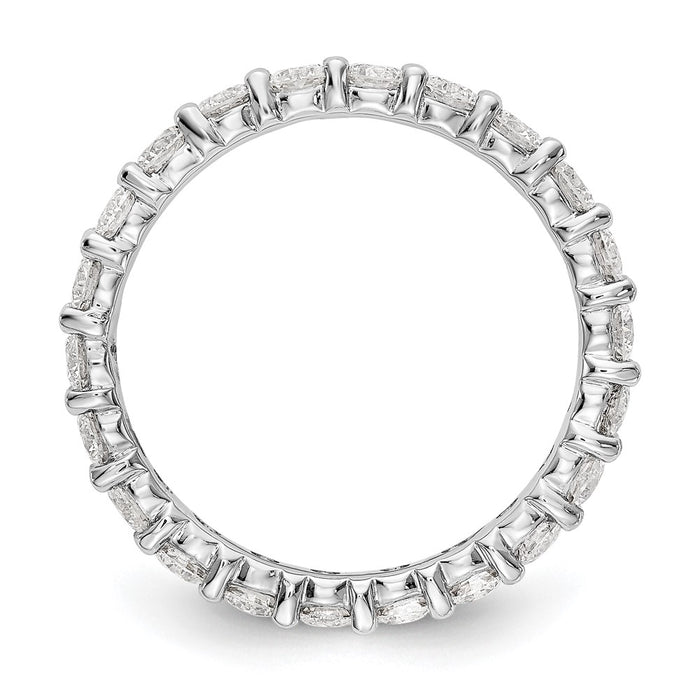 Buy Stylish 14K White Gold 2-Carat Lab-Grown Diamond Eternity Band, Size 7-2