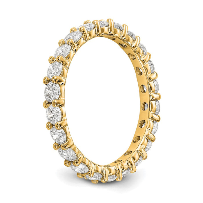 Shop Exclusive 2-Carat Diamond Eternity Band in 14K Gold - Stylish & Affordable-4