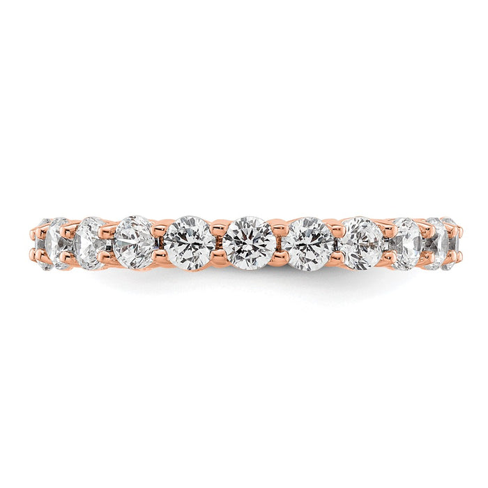 Order 14K Rose Gold 2-Carat Diamond Eternity Band - Stylish & Affordable-3