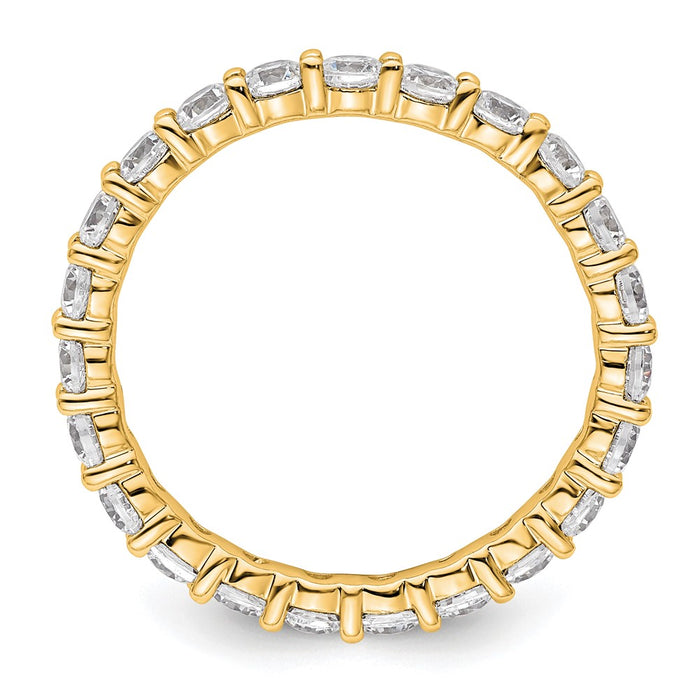 Shop Exclusive 2-Carat Diamond Eternity Band - 14K Gold, Size 9, Stylish Design-2