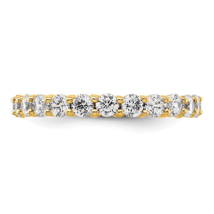 Shop Exclusive 2-Carat Diamond Eternity Band - 14K Gold, Size 9, Stylish Design-3