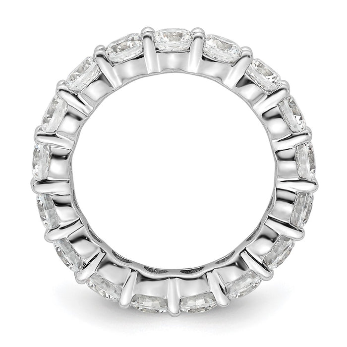 Exclusive 14K White Gold 3-Carat Diamond Eternity Band - Stylish Size 4.5-2