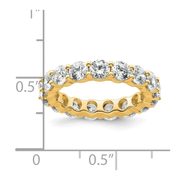 Buy Exclusive 14K Gold 3-Carat Diamond Eternity Band, Stylish Size 5 Design-4