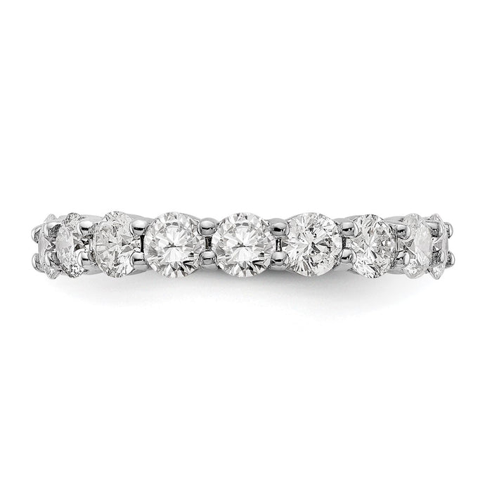 Shop Exclusive 14K White Gold 3-Carat Diamond Eternity Band - Size 7, Stylish!-3