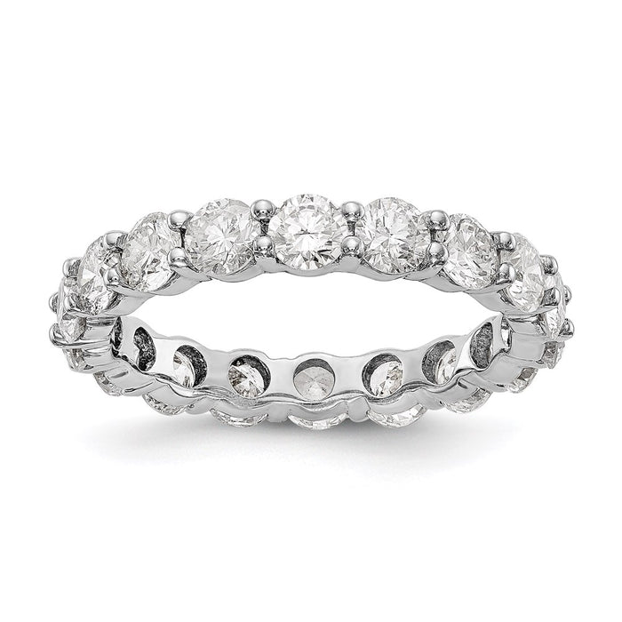 Buy Exclusive 14K White Gold 3 Carat Diamond Eternity Band - Size 7.5-1