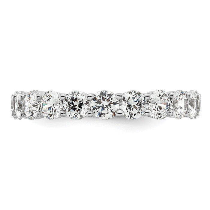 Buy Exclusive 14K White Gold 3-Carat Diamond Eternity Band - Size 8.5-3