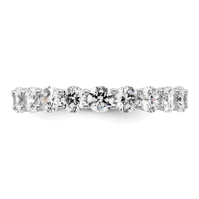 Shop Exclusive 3-Carat Diamond Eternity Band in 14K White Gold - Size 9, Stylish!-3