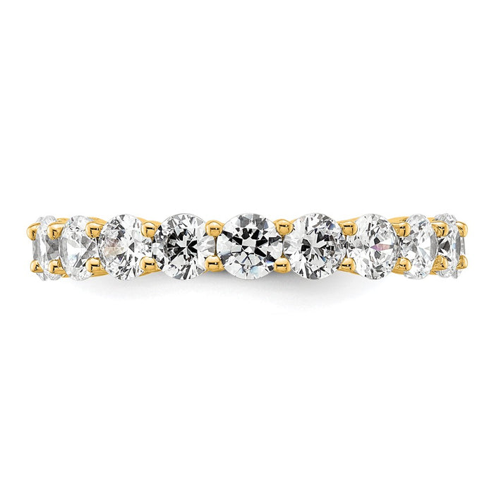 High-quality 3-Carat Diamond Eternity Band - Size 9 in 14K Gold, Stylish Value-3