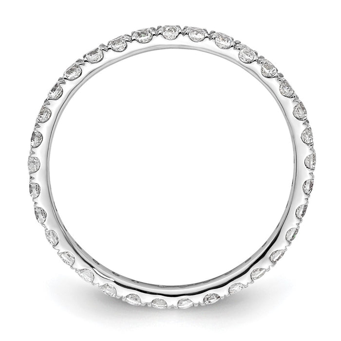 Buy Exclusive 14K White Gold Eternity Band - 1/2 Carat Lab-Grown Diamond-2