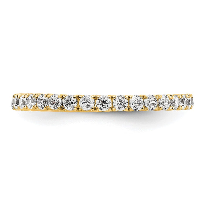 Exclusive 14K Gold Eternity Band with 1/2 Carat Lab-Grown Diamonds - Stylish Value-3