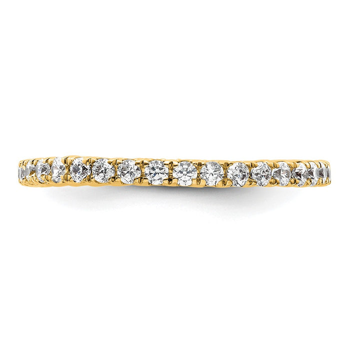 Buy Stylish 14K Polished 1/2 Carat Diamond Eternity Band - Size 6-3
