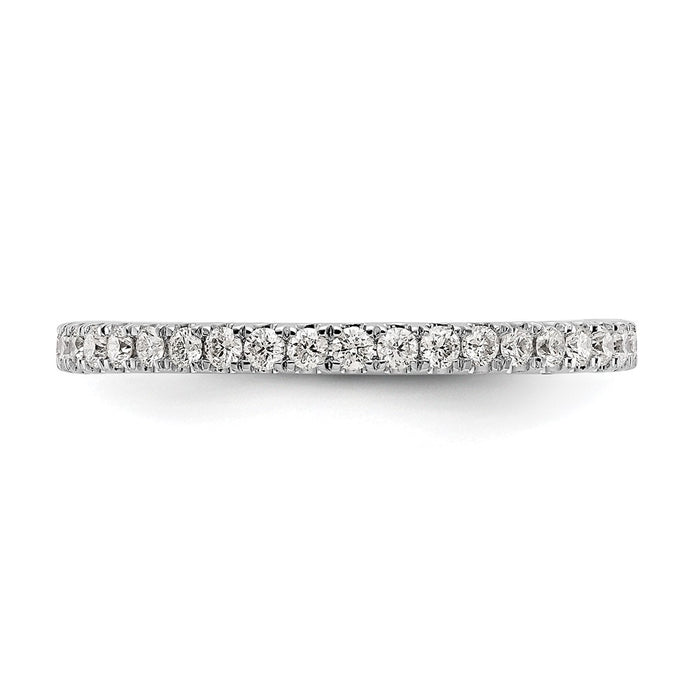 Buy Exclusive 14K White Gold 1/2 Carat Lab-Grown Diamond Eternity Band - Stylish & Affordable-4