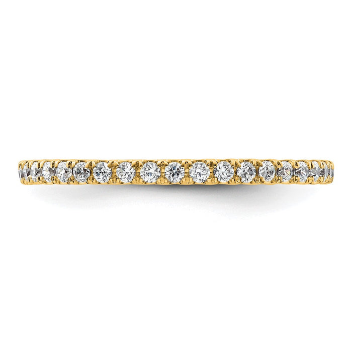 Buy Stylish 14K Polished 1/2 Carat Diamond Eternity Band - Size 9-3