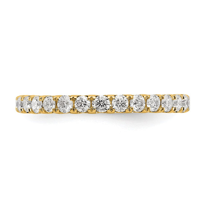 High-Quality 14K Gold 1 Carat Lab-Grown Diamond Eternity Ring - Stylish & Affordable-3
