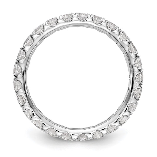 Shop Exclusive 14K White Gold 1.5 Carat Lab-Grown Diamond Eternity Ring