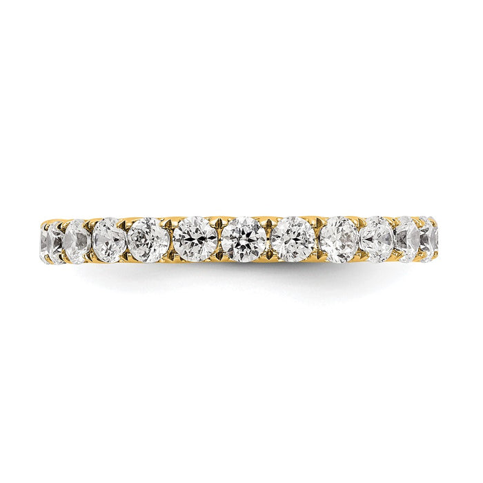 Exclusive 14K Gold 1.5 Carat Lab-Grown Diamond Eternity Band - Stylish & Affordable-4