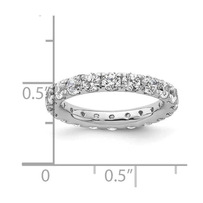 Buy Exclusive 14K White Gold 2-Carat Diamond Eternity Band, Size 5.5-4