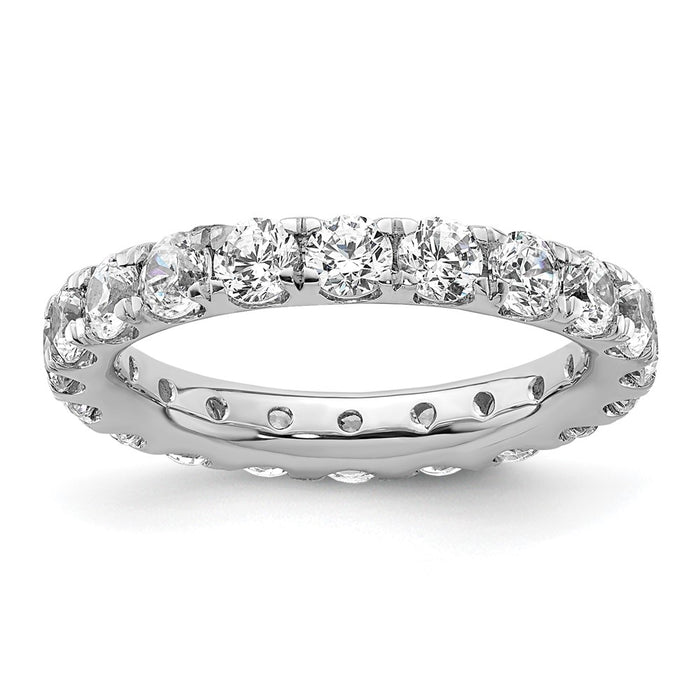 Buy Exclusive 14K White Gold 2-Carat Diamond Eternity Band, Size 5.5-1