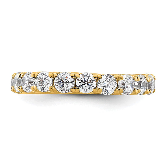 Buy High-Quality 14K Gold 2-Carat Diamond Eternity Band - Stylish Size 5.5-3