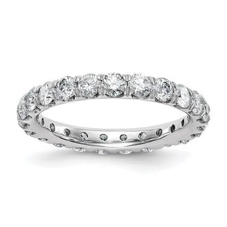 Exclusive 2-Carat Lab-Grown Diamond Eternity Ring in 14K White Gold - Stylish Size 9