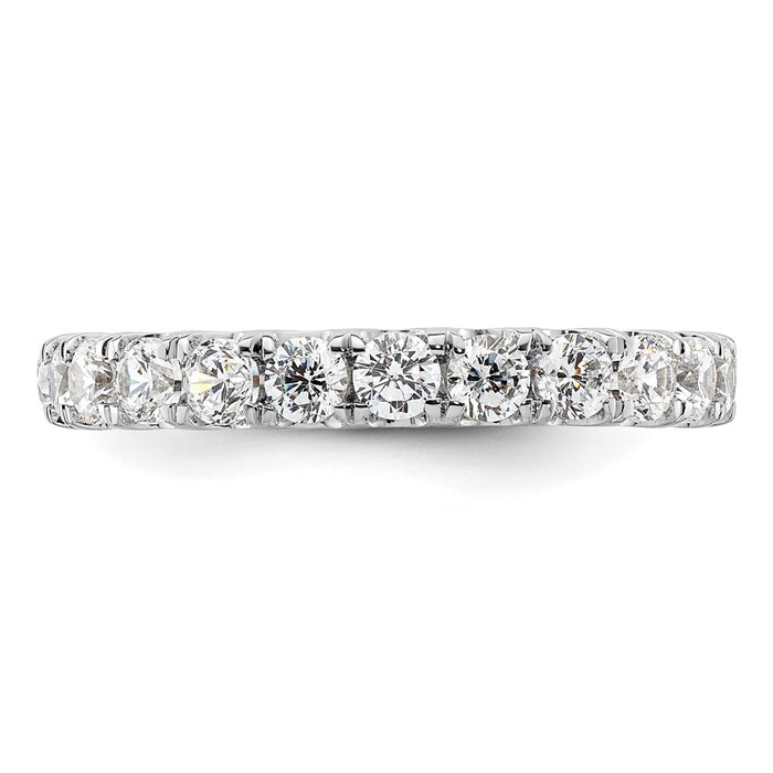 Shop Exclusive 14K White Gold 2-Carat Diamond Eternity Band - Stylish & Affordable-3