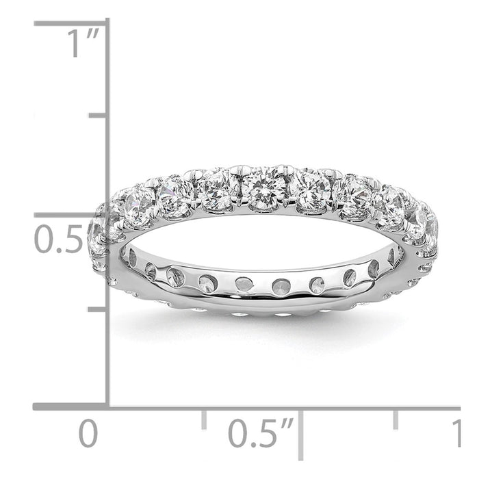 Shop Exclusive 14K White Gold 2-Carat Diamond Eternity Band - Stylish & Affordable-4