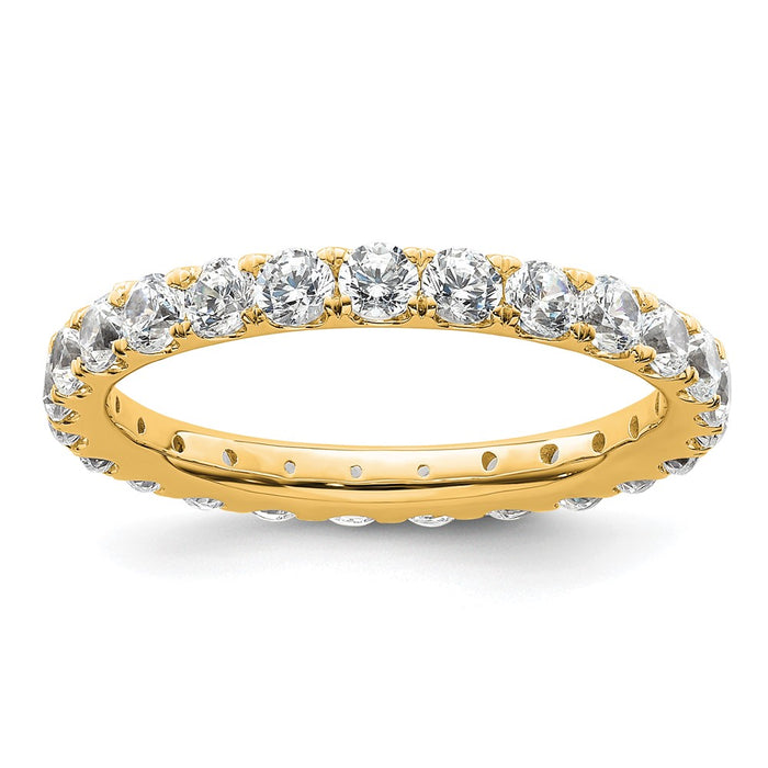 Buy Exclusive 14K Gold 2-Carat Diamond Eternity Band, Size 9 | Stylish Design-1