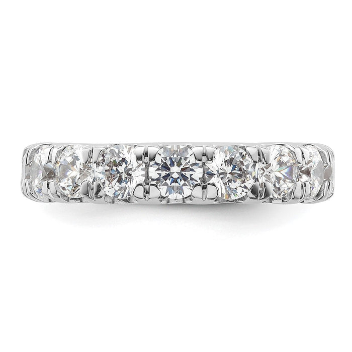 Exclusive 14K White Gold 3-Carat Diamond Eternity Band - Stylish Size 4.5-3