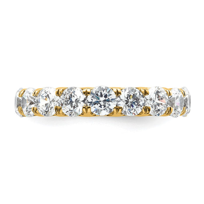 Shop Stylish 3-Carat Diamond Eternity Band in 14K Gold, Size 5.5-3