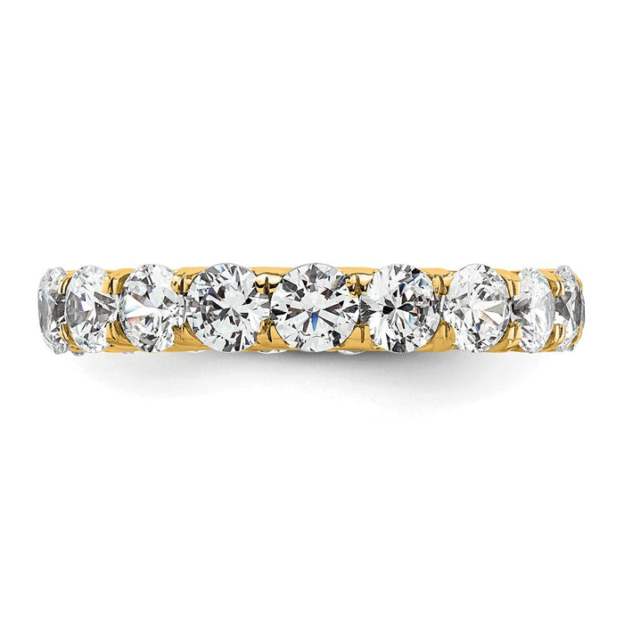 High-Quality 3-Carat Diamond Eternity Band in 14K Gold - Stylish & Affordable-3