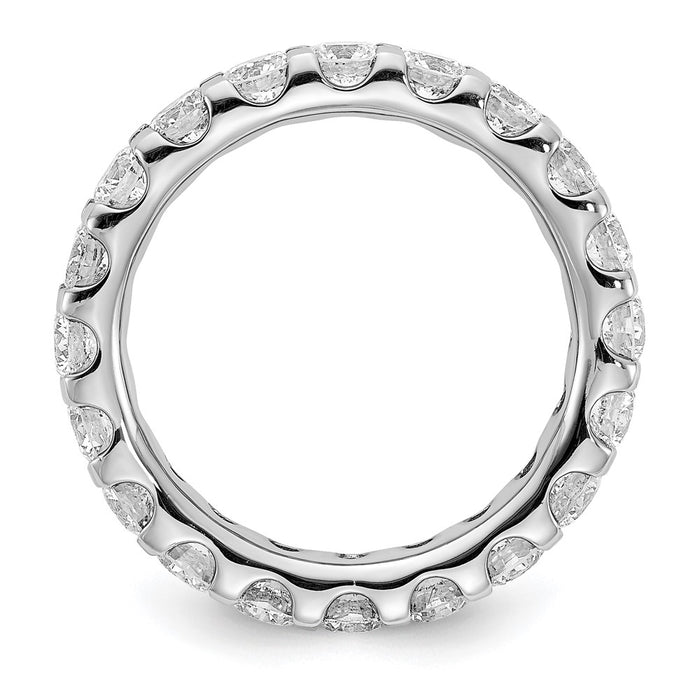 Buy Exclusive 3-Carat Lab-Grown Diamond Eternity Ring in 14K White Gold-2