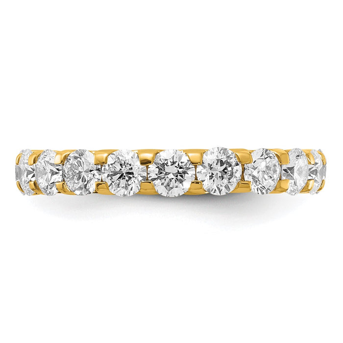 Shop Stylish 14K Gold Eternity Ring with 3-Carat Lab-Grown Diamonds, Size 7-3