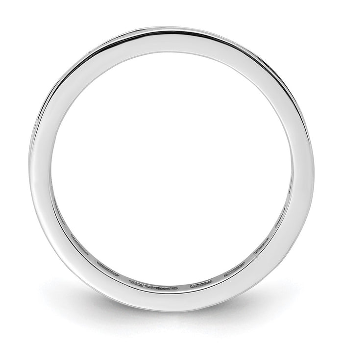 Shop Exclusive 14K White Gold 1/2 Carat Diamond Eternity Band - Stylish Size 6-2