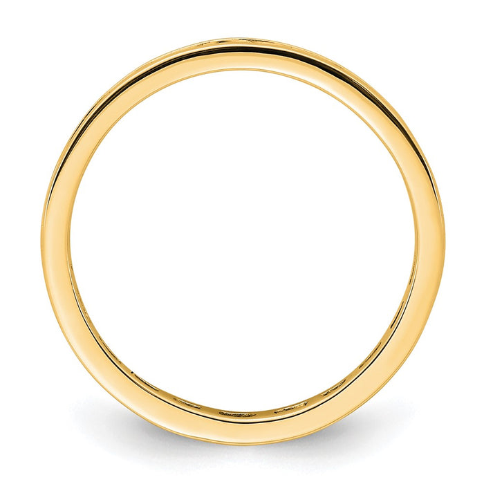 Exclusive 14K Gold 1/2 Carat Diamond Eternity Band - Stylish Size 8.5-2