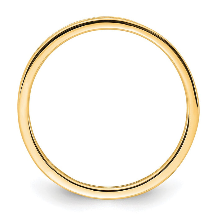 Shop Exclusive 14K Gold Channel-Set 1/2 Carat Diamond Eternity Band, Size 9-2