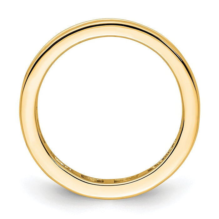 Buy Exclusive 14K Gold Polished 1 Carat Diamond Eternity Band - Size 4 Value-2