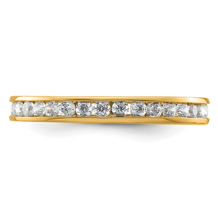 Shop Exclusive 14K Gold 1 Carat Diamond Eternity Band - Stylish Size 9 Value-3