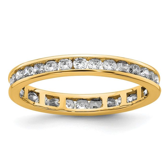 Shop Exclusive 14K Gold 1 Carat Diamond Eternity Band - Stylish Size 9 Value-1