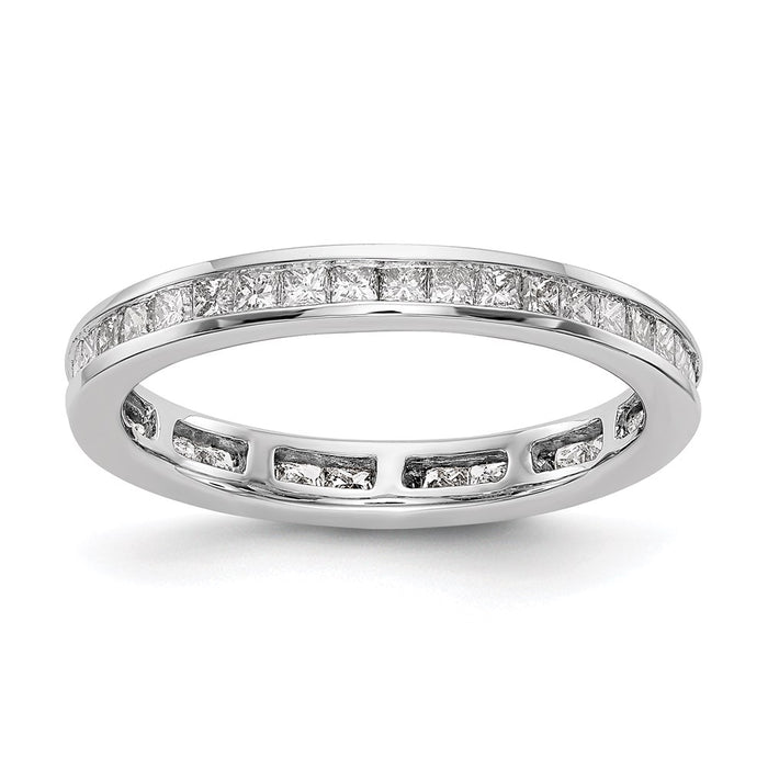 Shop Exclusive 14K White Gold 2-Carat Diamond Eternity Band - Stylish Size 7-1