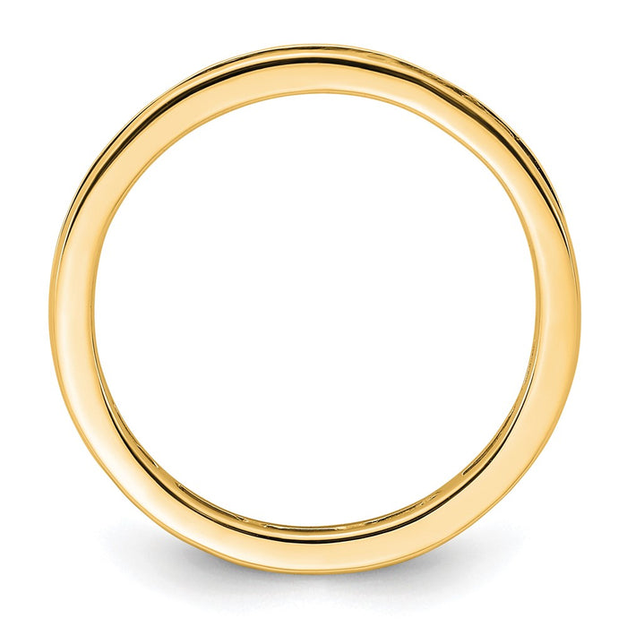 Buy Stylish 14K Polished Diamond Eternity Band - 1 Carat, Size 9-2