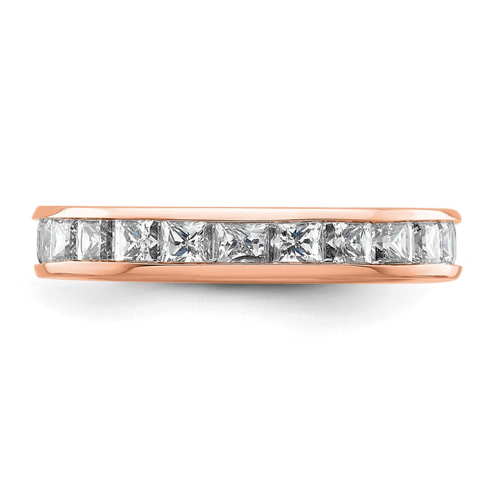 Buy Exclusive 14K Rose Gold 2-Carat Diamond Eternity Band - Stylish & Affordable-3