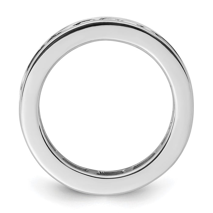 Shop Exclusive 14K White Gold 2 Carat Princess Cut Diamond Eternity Band-2