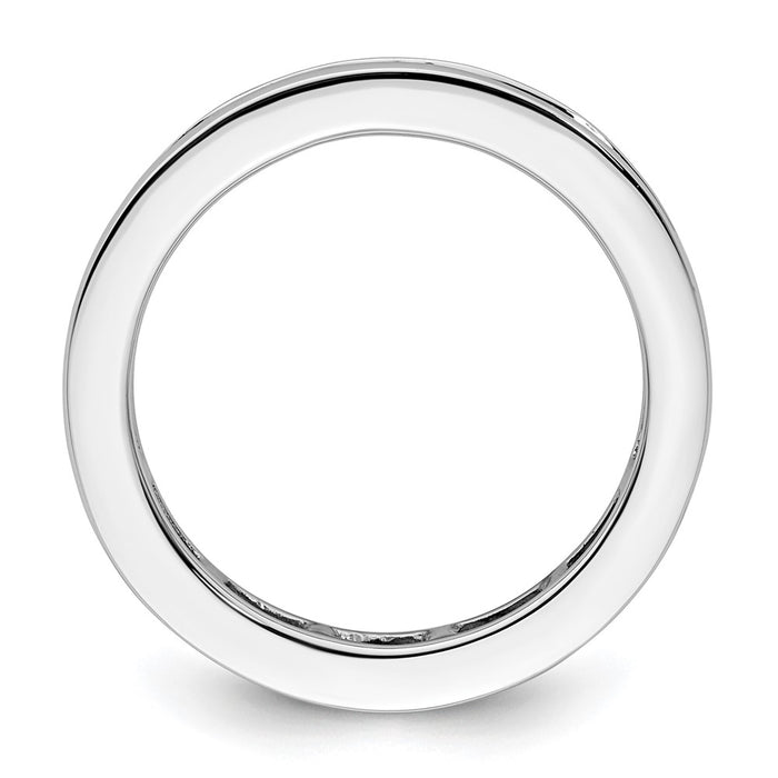 Exclusive 14K White Gold 2 Carat Diamond Eternity Band - Stylish & Affordable-2